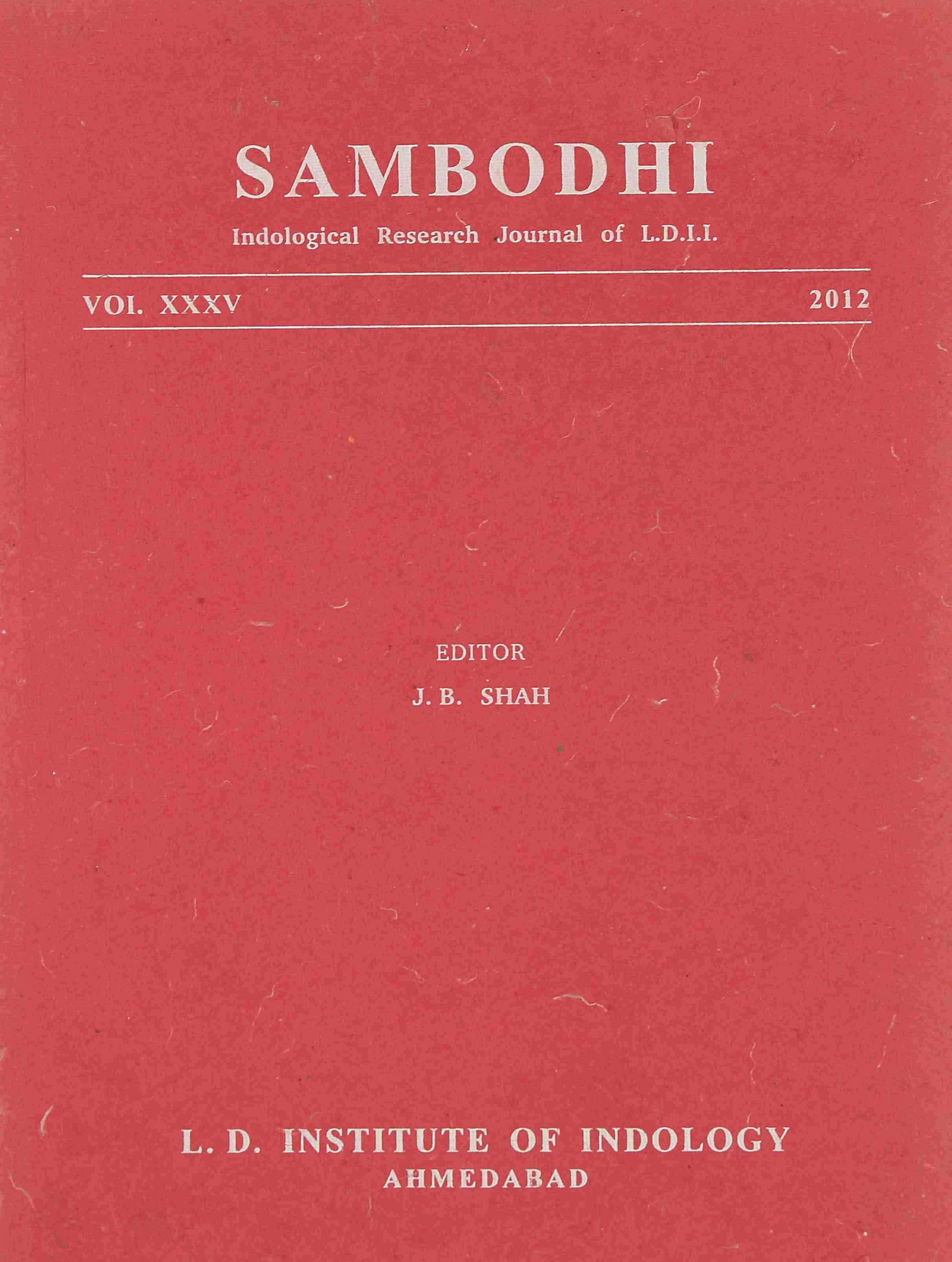 Sambodhi Vol. 35