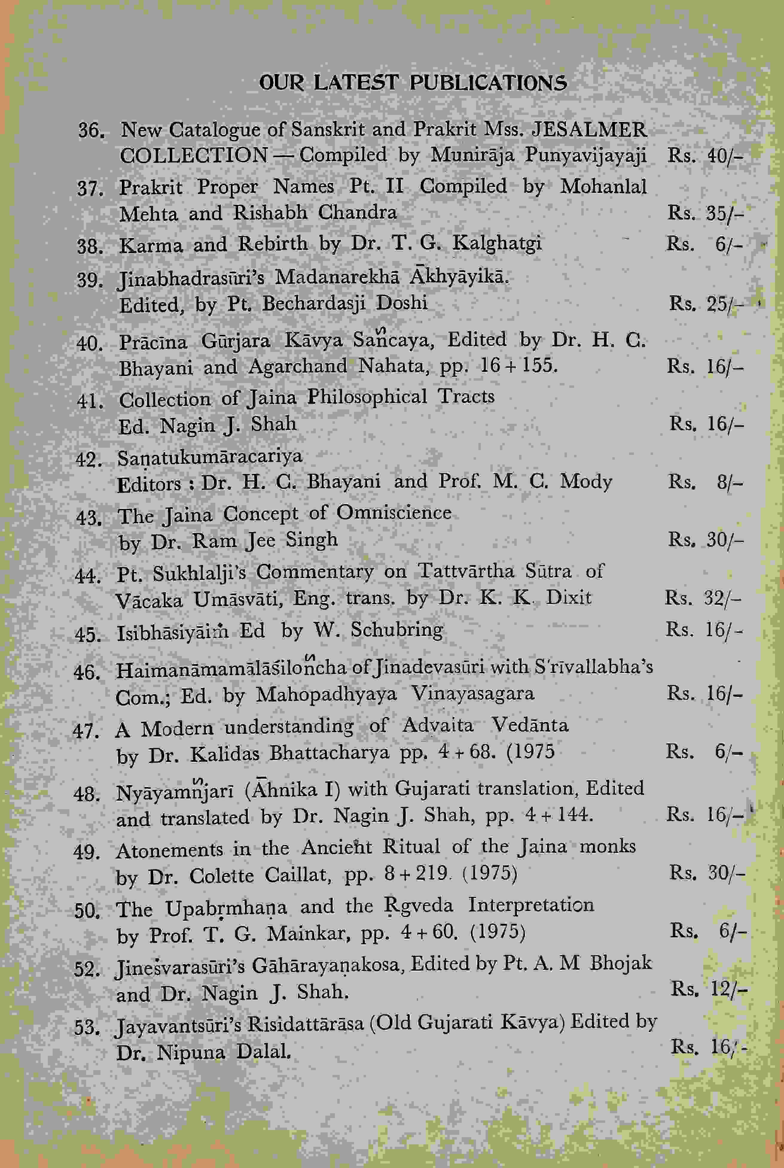 Sambodhi Vol. 5 Part 1