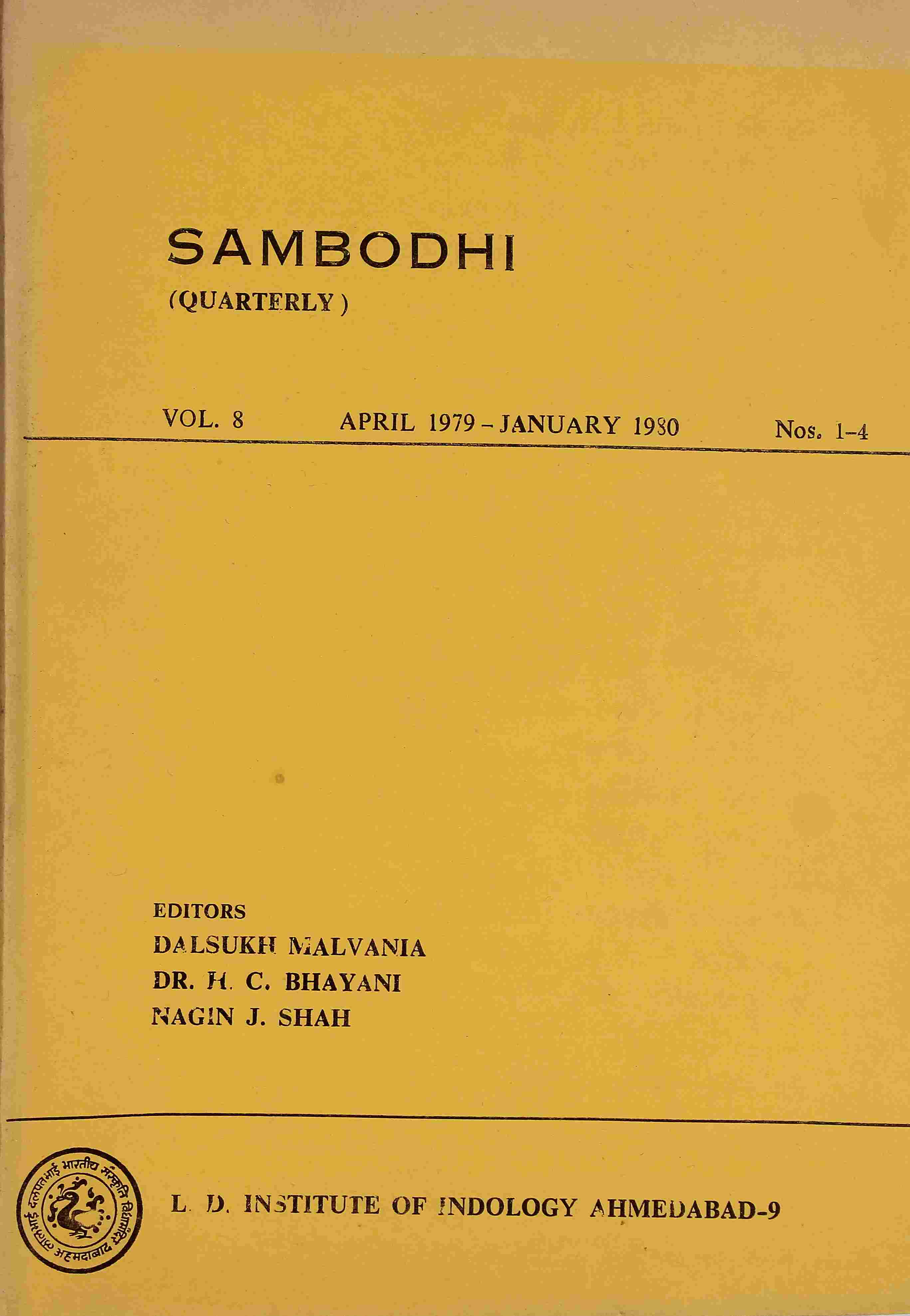 Sambodhi Vol. 8